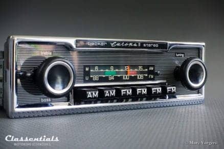 Becker EUROPA II STEREO (108 Mhz) Ultra Rare 1970s Vintage Original Top-End Classic Car Auto Radio, Mercedes-Benz and Other Exclusive Cars 1970 -1980 MP3 and Bluetooth Ready