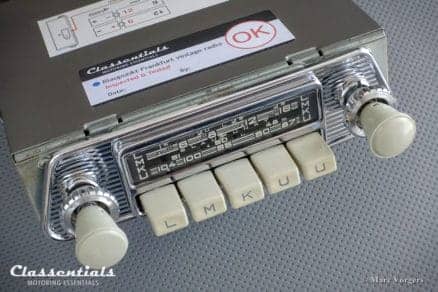 Blaupunkt Frankfurt W 1965 VERY RARE Vintage Original High-End Classic Car Auto Radio for 1960-1965 Volkswagen Karmann-Ghia T34