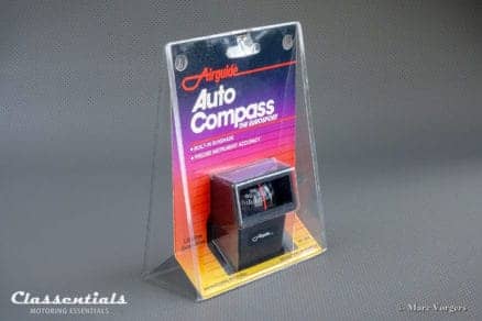 RARE Vintage Original 1980s - 1990s AIRGUIDE Auto Compass Model 1664 'The Eurosport' BRAND NEW in Blister classic car oldtimer accessory classentials motoring kompas