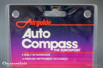 RARE Vintage Original 1980s - 1990s AIRGUIDE Auto Compass Model 1664 'The Eurosport' BRAND NEW in Blister classic car oldtimer accessory classentials motoring kompas