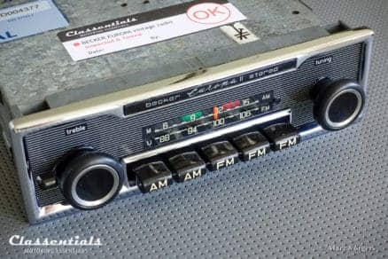 Becker Europa II STEREO (108 Mhz) Ultra Rare 1970s Vintage Original Top-End Classic Car Auto Radio, Mercedes-Benz and Other Exclusive Cars 1970 -1980 MP3 Bluetooth classentials autoradio