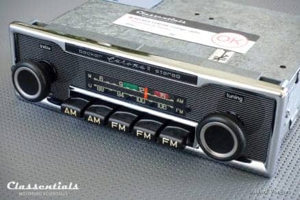 Becker Europa II STEREO (108 Mhz) Ultra Rare 1970s Vintage Original Top-End Classic Car Auto Radio, Mercedes-Benz and Other Exclusive Cars 1970 -1980 MP3 Bluetooth classentials autoradio