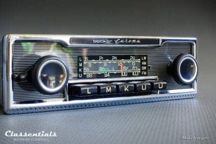 Becker Europa LMKU 1970s Vintage Original High-End Classic Car Auto Radio, Mercedes-Benz and Other Exclusive Cars 1968 -1978 MP3 Bluetooth classentials autoradio