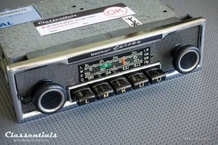 Becker Europa LMKU 1970s Vintage Original High-End Classic Car Auto Radio, Mercedes-Benz and Other Exclusive Cars 1968 -1978 MP3 Bluetooth classentials autoradio