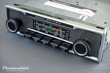 Becker Europa LMKU 1970s Vintage Original High-End Classic Car Auto Radio, Mercedes-Benz and Other Exclusive Cars 1968 -1978 MP3 Bluetooth classentials autoradio