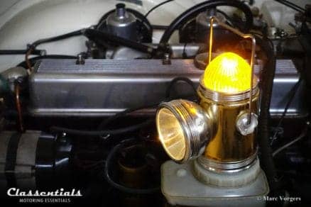 ULTRA RARE 1950s / 1960s MEYER / ROECO Portable Lantern / Flashing Warning Lamp Classic Car Boot Accessory oldtimer classentials vintage motoring essentials