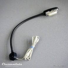 RARE Vintage Original 1960s / Early 1970s Matte Black Flexible Map Reading Lamp / Light classic car oldtimer accessory alfa romeo bmw ferrari mercedes jaguar aston martin classentials motoring essentials