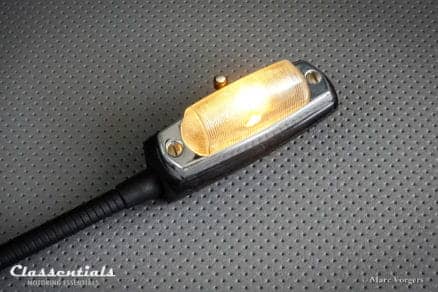 RARE Vintage Original 1960s / Early 1970s Matte Black Flexible Map Reading Lamp / Light classic car oldtimer accessory alfa romeo bmw ferrari mercedes jaguar aston martin classentials motoring essentials