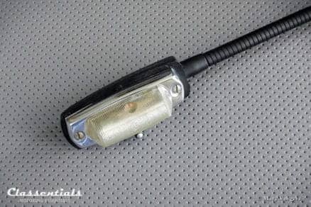 RARE Vintage Original 1960s / Early 1970s Matte Black Flexible Map Reading Lamp / Light classic car oldtimer accessory alfa romeo bmw ferrari mercedes jaguar aston martin classentials motoring essentials