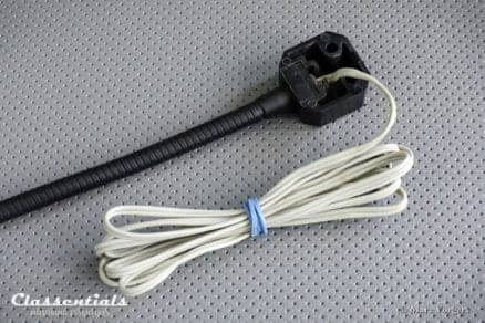 RARE Vintage Original 1960s / Early 1970s Matte Black Flexible Map Reading Lamp / Light classic car oldtimer accessory alfa romeo bmw ferrari mercedes jaguar aston martin classentials motoring essentials