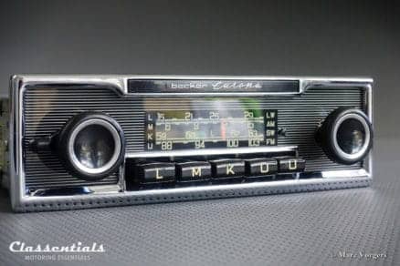 Becker EUROPA LMKU 1970s Vintage Original High-End Classic Car Auto Radio, Mercedes-Benz and Other Exclusive Cars 1968 -1978 MP3 Bluetooth Ready classic car mercedes benz oldtimer autoradio classentials motoring essentials