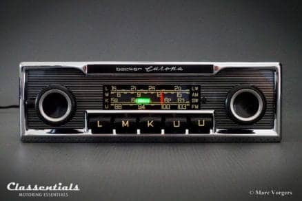 Becker EUROPA LMKU 1970s Vintage Original High-End Classic Car Auto Radio, Mercedes-Benz and Other Exclusive Cars 1968 -1978 MP3 Bluetooth Ready classic car mercedes benz oldtimer autoradio classentials motoring essentials