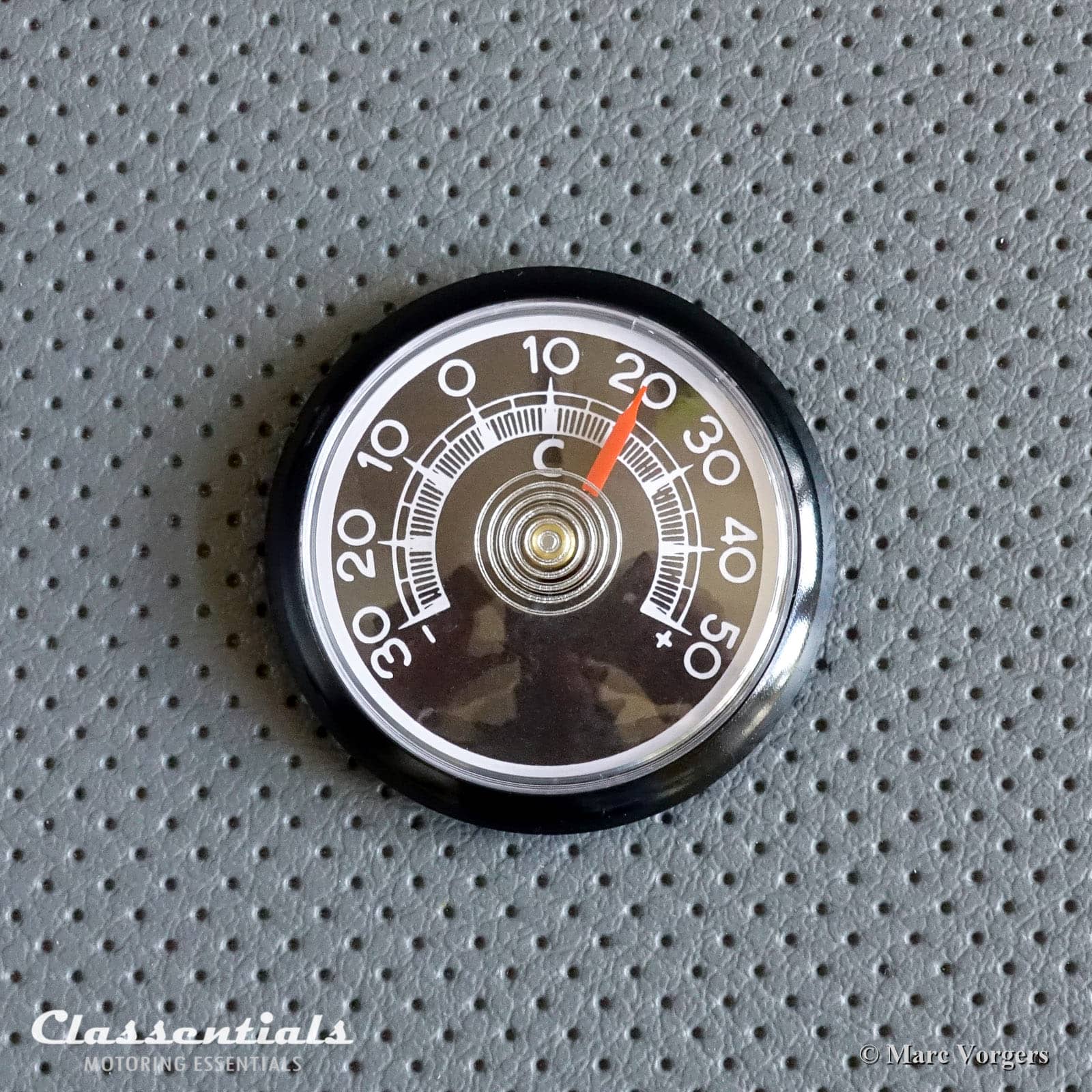 BRAND NEW period correct 1960s - 1970s Classic Car Interior Dashboard  Thermometer - Classentials