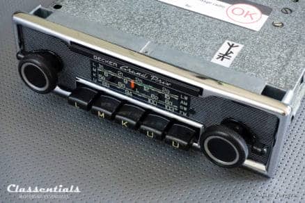 Becker GRAND PRIX Rare Late 1960s Vintage Original Top-End Classic Car Auto Radio, Mercedes-Benz and Other Exclusive Cars 1968 -1978 MP3 and Bluetooth Ready classentials motoring essentials autoradio classic car oldtimer accessory