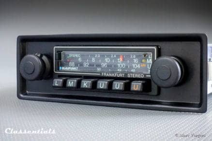 Blaupunkt Frankfurt STEREO Super Arimat 18 Watt 1978 - ULTRA RARE NEW OLD STOCK - HIGH-END Vintage Original Classic Car Auto Radio for Porsche 911 / 930 G-Series - MP3 and Bluetooth Ready classic car oldtimer accessory classentials motoring essentials bluespot