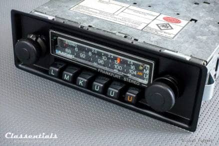 Blaupunkt Frankfurt STEREO Super Arimat 18 Watt 1978 - ULTRA RARE NEW OLD STOCK - HIGH-END Vintage Original Classic Car Auto Radio for Porsche 911 / 930 G-Series - MP3 and Bluetooth Ready classic car oldtimer accessory classentials motoring essentials bluespot