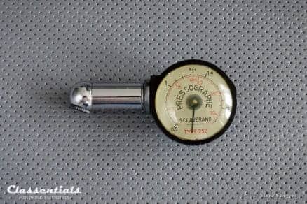 Vintage original 1960s – 1970s Sclaverand Pressographe Tyre Pressure Gauge / Meter classic car oldtimer auto accessory accessories