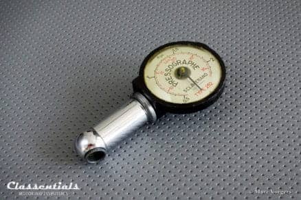 Vintage original 1960s – 1970s Sclaverand Pressographe Tyre Pressure Gauge / Meter classic car oldtimer auto accessory accessories