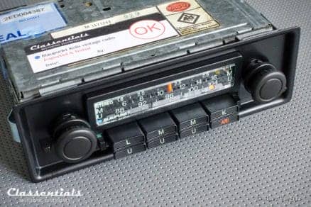 Blaupunkt Köln STEREO Super Arimat 1976 VERY RARE TOP-END Vintage Original Classic Car Auto Radio for Porsche 911 / 930 G-Series Models 1975 - 1978 INCLUDING Classentials Stereo Bluetooth Module classic car oldtimer autoradio classentials motoring essentials accessory accessories