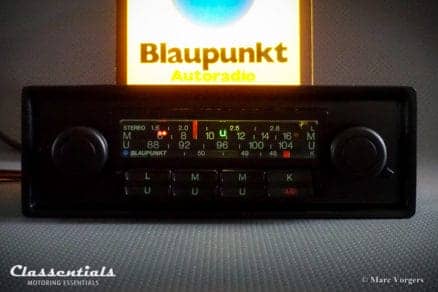 Blaupunkt Köln STEREO Super Arimat 1976 VERY RARE TOP-END Vintage Original Classic Car Auto Radio for Porsche 911 / 930 G-Series Models 1975 - 1978 INCLUDING Classentials Stereo Bluetooth Module classic car oldtimer autoradio classentials motoring essentials accessory accessories