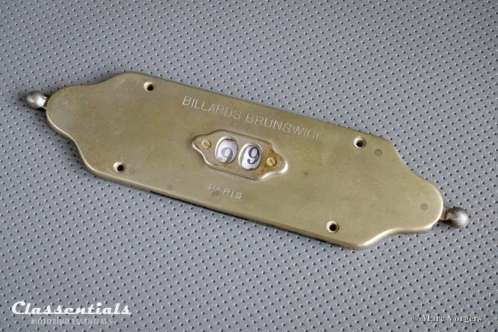 Brunswick Billiards Paris Very Rare 1900 - 1920s Counter - Le Mans, Brooklands Grand Prix Motor Racing Lap Counter / Lap Scorer Bentley / Bugatti classentials classic car motoring essentials accessory