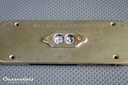 Brunswick Billiards Paris Very Rare 1900 - 1920s Counter - Le Mans, Brooklands Grand Prix Motor Racing Lap Counter / Lap Scorer Bentley / Bugatti classentials classic car motoring essentials accessory