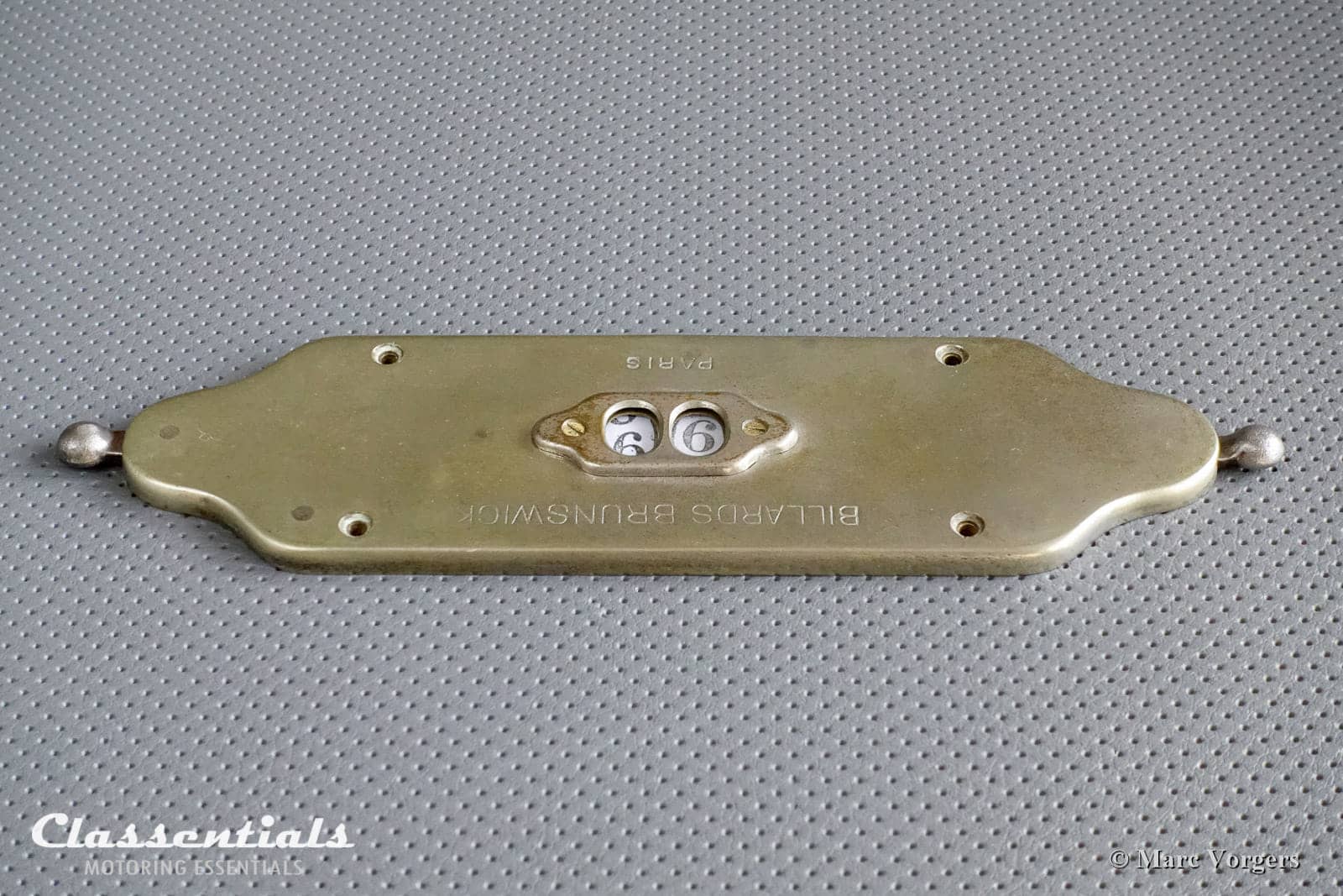 Brunswick Billiards Paris Very Rare 1900 - 1920s Counter - Le Mans, Brooklands Grand Prix Motor Racing Lap Counter / Lap Scorer Bentley / Bugatti classentials classic car motoring essentials accessory