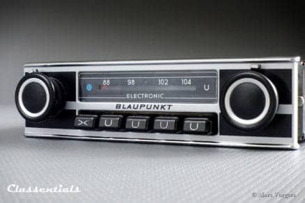 Blaupunkt Wiesbaden Electronic Very-Rare 1970s Vintage Original Top-End Classic Car Auto Radio for Alfa Romeo, BMW, Lancia & Many Others 1968 - 1975 MP3 and Bluetooth Ready classic car oldtimer autoradio classentials motoring essentials accessory accessories