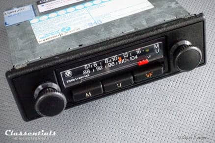 Blaupunkt BMW Bavaria 1980 Vintage Youngtimer Auto Radio BMW 5-series E12, 3-series E21, 6-series E24 Including De Luxe Bluetooth Module classic car oldtimer autoradio classentials motoring essentials accessory accessories