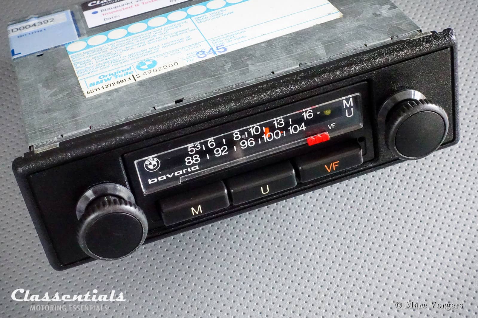 SOLD to Germany: BMW Bavaria 1980 Vintage Youngtimer Auto Radio