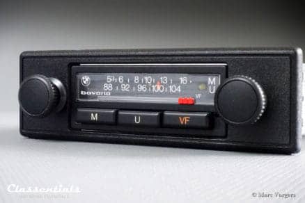 Blaupunkt BMW Bavaria 1980 Vintage Youngtimer Auto Radio BMW 5-series E12, 3-series E21, 6-series E24 Including De Luxe Bluetooth Module classic car oldtimer autoradio classentials motoring essentials accessory accessories