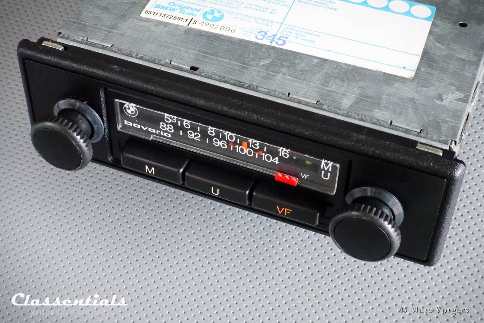 SOLD to Germany: BMW Bavaria 1980 Vintage Youngtimer Auto Radio