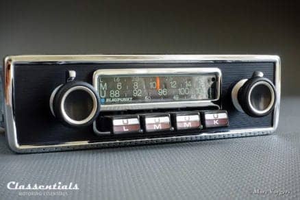 Blaupunkt Köln STEREO 1974 ULTRA RARE TOP-END Vintage Original Classic Car Auto Radio for BMW E9 CS / CSI, Jaguar E-type S2, Jaguar XJ, Ferrari and Other Exclusive Cars 1968 - 1975 - INCLUDING Stereo Bluetooth Module classic car oldtimer autoradio classentials motoring essentials accessory accessories