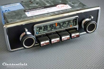 Blaupunkt Köln STEREO 1974 ULTRA RARE TOP-END Vintage Original Classic Car Auto Radio for BMW E9 CS / CSI, Jaguar E-type S2, Jaguar XJ, Ferrari and Other Exclusive Cars 1968 - 1975 - INCLUDING Stereo Bluetooth Module classic car oldtimer autoradio classentials motoring essentials accessory accessories