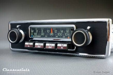 Blaupunkt Köln STEREO 1974 ULTRA RARE TOP-END Vintage Original Classic Car Auto Radio for BMW E9 CS / CSI, Jaguar E-type S2, Jaguar XJ, Ferrari and Other Exclusive Cars 1968 - 1975 - INCLUDING Stereo Bluetooth Module classic car oldtimer autoradio classentials motoring essentials accessory accessories