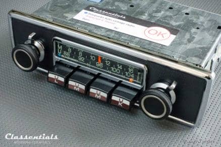 Blaupunkt Köln STEREO 1974 ULTRA RARE TOP-END Vintage Original Classic Car Auto Radio for BMW E9 CS / CSI, Jaguar E-type S2, Jaguar XJ, Ferrari and Other Exclusive Cars 1968 - 1975 - INCLUDING Stereo Bluetooth Module classic car oldtimer autoradio classentials motoring essentials accessory accessories