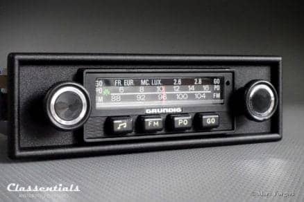 Grundig 'Weltklang' WK 300, 1975 Vintage Classic Car Auto Radio (All 1970s Cars) - INCLUDING Classentials de Luxe Bluetooth Module classic car oldtimer autoradio classentials motoring essentials accessory accessories