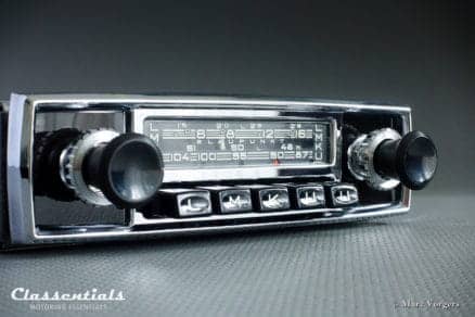 Blaupunkt Bluespot Frankfurt Y 1967 Vintage Original High-End Classic Car Auto Radio for Aston Martin DB4 / DB5, Jaguar Mk II, E-Type S2, Ferrari and Others Classentials Bluetooth classic car oldtimer autoradio