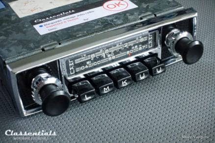 Blaupunkt Bluespot Frankfurt Y 1967 Vintage Original High-End Classic Car Auto Radio for Aston Martin DB4 / DB5, Jaguar Mk II, E-Type S2, Ferrari and Others Classentials Bluetooth classic car oldtimer autoradio