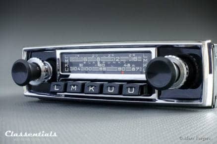 Blaupunkt Bluespot Frankfurt Y 1967 Vintage Original High-End Classic Car Auto Radio for Aston Martin DB4 / DB5, Jaguar Mk II, E-Type S2, Ferrari and Others Classentials Bluetooth classic car oldtimer autoradio