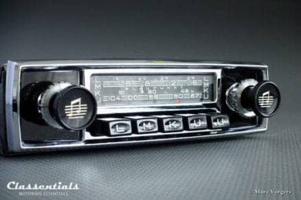 Blaupunkt Bluespot Frankfurt Y 1967 Vintage Original High-End Classic Car Auto Radio for Aston Martin DB4 / DB5, Jaguar Mk II, E-Type S2, Ferrari and Others Classentials Bluetooth classic car oldtimer autoradio