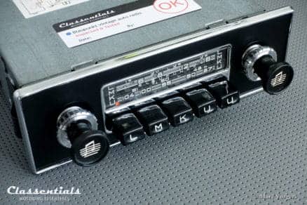 Blaupunkt Frankfurt X 1966 VERY RARE Vintage Original High-End Classic Car Auto Radio for British Cars of the 1960s Jaguar E-type S2, MG MGB oldtimer autoradio classentials