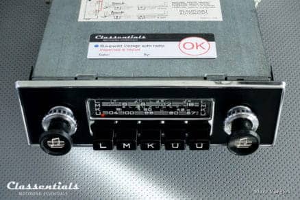 Blaupunkt Frankfurt X 1966 VERY RARE Vintage Original High-End Classic Car Auto Radio for British Cars of the 1960s Jaguar E-type S2, MG MGB oldtimer autoradio classentials