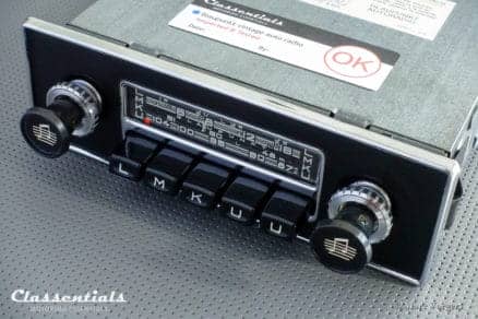 Blaupunkt Frankfurt X 1966 VERY RARE Vintage Original High-End Classic Car Auto Radio for British Cars of the 1960s Jaguar E-type S2, MG MGB oldtimer autoradio classentials