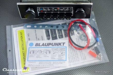 Blaupunkt Frankfurt 1972 Vintage Original High-End Classic Car Auto Radio for Jaguar E-type Series 2, Series 3, MG MGB and Other British Cars 1970 - 1975 oldtimer autoradio classentials