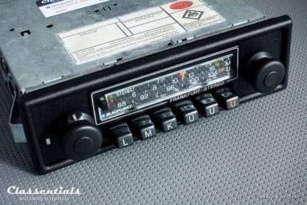 Blaupunkt Bluespot Frankfurt STEREO Super Arimat 18 Watt 1978 HIGH-END Vintage Original Classic Car Auto Radio for ALL Cars 1975 - 1982 Bluetooth Module Classentials Bluetooth oldtimer autoradio