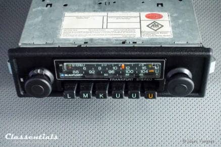 Blaupunkt Bluespot Frankfurt STEREO Super Arimat 18 Watt 1978 HIGH-END Vintage Original Classic Car Auto Radio for ALL Cars 1975 - 1982 Bluetooth Module Classentials Bluetooth oldtimer autoradio