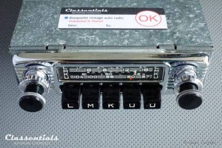 Blaupunkt Frankfurt X 1966 VERY RARE Vintage Original High-End Classic Car Auto Radio for Austin Healey 3000 and British Cars of the 1960s classic car oldtimer autoradio classentials motoring essentials