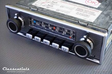 Blaupunkt Köln 1970 VERY RARE TOP-END Vintage Original Classic Car Auto Radio for Mercedes-Benz 1968 1974 and Other Cars W123 SL pagode Classentials Motoring Essentials classic car oldtimer autoradio accessory accessories MP3 Bluetooth music streaming