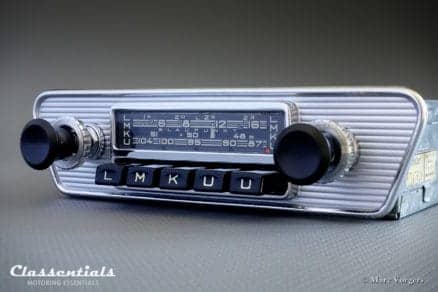 Blaupunkt Frankfurt X 1966 VERY RARE Vintage Original High-End Classic Car Auto Radio for Jaguar E-type (XK-E) Series 1 Cars Classentials Motoring Essentials classic car oldtimer autoradio accessory accessories MP3 Bluetooth music streaming